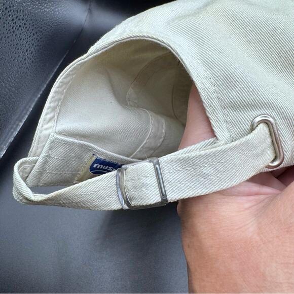 Rare Dave Matthew’s Band Embroidered Adjustable Hat Tan Khaki - Picture 8 of 13